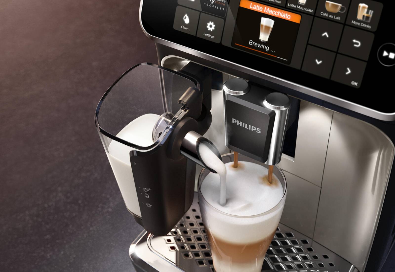 Immagine Philips, caffè e latte a misura di gusto 1